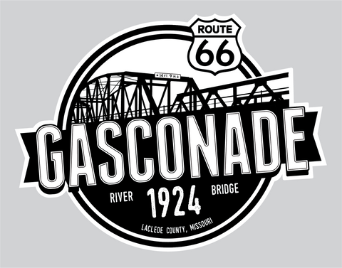Gasconade Bridge Vinyl Sticker