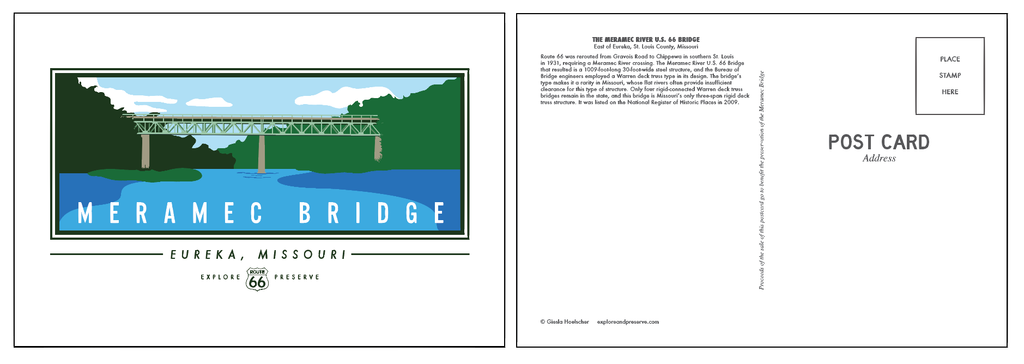 Meramec Bridge Postcard